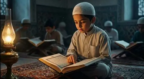 Student Reading Quran